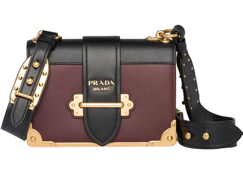 prada cahier maroon